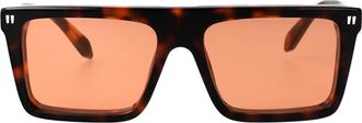 Off-white Bridgeport Zonnebril - unisex - Zonnebrillen - Bruin - 56 MM - Accessoires
