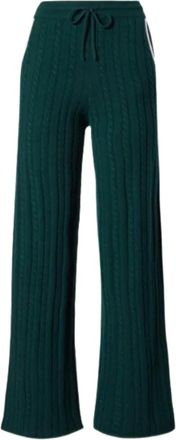 MC2 Saint Barth Dinard kabelgebreide broek - Groen