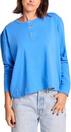 Life is good Long Sleeve Crusher Boxy Henley