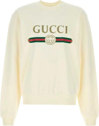 Gucci Sweatshirt - Heren - Sweatshirts - Wit - XL - Kasjmier - Hoodies & sweatvesten