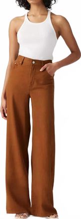 Levi's Straight Baggy Straight Linen Pants In Sorrel Horse Linen