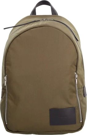 Jil Sander Urban Rugzak - Heren - Tassen - Groen - Maat: ONE Size Zijde