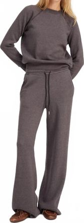 SPRWMN Baggy Cotton Blend Sweatpants In Charcoal