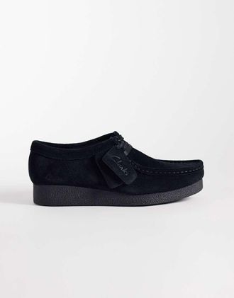 Clarks Wallabee EVO - Scarpe in camoscio nero