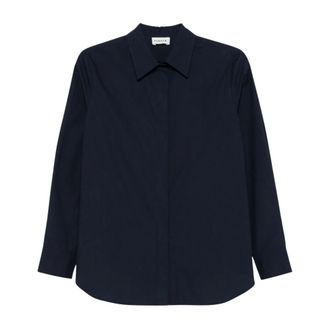 P.A.R.O.S.H. Camicia Maniche Lunghe Canyox - - Blouses & Shirts - Donna - Blu - S