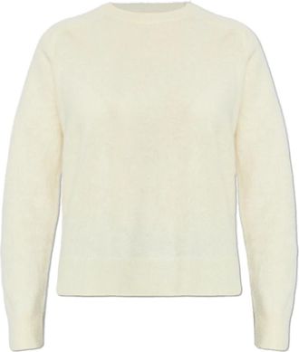 AllSaints Rebel Cashmere Crew Neck Jumper - Dames - Cashmere truien - Geel - M - Kasjmier - Truien & Vesten