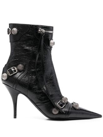 Balenciaga Black Leather Boots