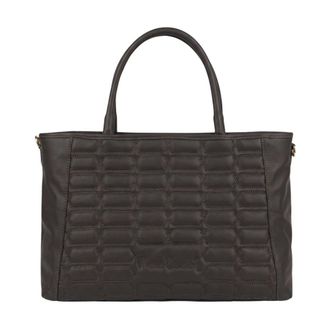 Pierre Cardin Gewatteerde Tote Bag - Dames - Shoppers - Bruin - ONE Size - Leer - Tassen