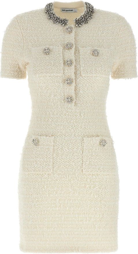 Zelfportret gebreide jurk