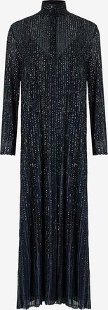 Missoni Langes transparentes Strickkleid mit Lurex und Pailletten