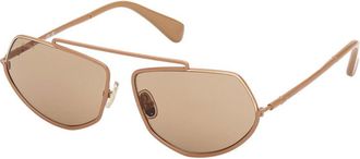 Max Mara MM0165 45E Shiny Light Brown/Brown