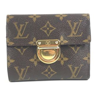 Louis Vuitton Monogram Brown Galle Monogram Monogram Long Bill Wallet (Tri-Fold) (Pre-Owned)