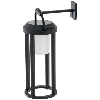 Lucande Lucande - L&aacute;mpara Solar Exterior tilena En Negro De Aluminio