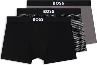 BOSS Assorted 3-Pack Stretch Cotton Trunks in Open Beige at Nordstrom, Size Xx-Large