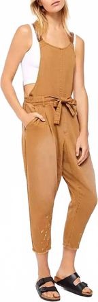 Free People Nobodys Fool Jumpsuit In Khaki