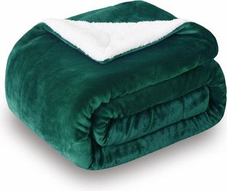 OEM Manta Reversible De 150x200 Cm - Extragruesa/c&aacute;lida - Para Sof&aacute;/sala De Estar - Verde
