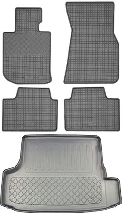 OEM Bmw Serie 3 G21 Phev Touring / Serie 3 G21 Xdrive Phev Touring Estate (5 Puertas) Desde Julio De 2019. Juego: Alfombrillas De Goma Para Coche + Alfomb