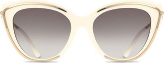 Furla SFU889 0847 Womens Sunglasses White Size 55