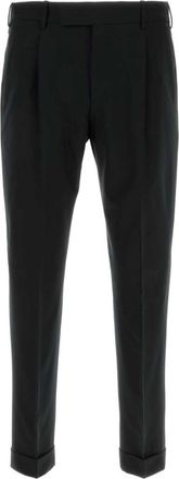 Pantaloni Torino Black Cuffed Dress Trousers