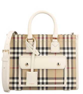 Burberry Beige Freya Mini Tote