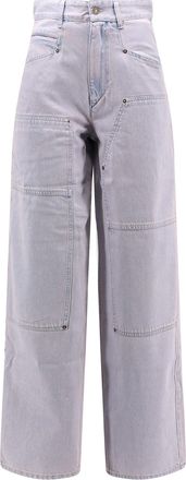 Isabel Marant Ophra Light Blue Cotton Jeans-Donna