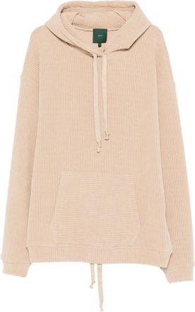 JEJIA Maglione a coste con cappuccio - Toni neutri