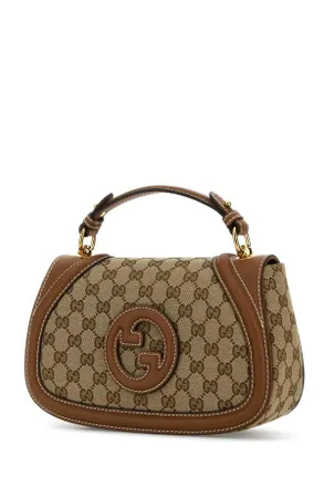 Gucci Womens Original Gg Fabric Gucci Blondie Handbag Beigeebonysundial Borse A Mano Bag