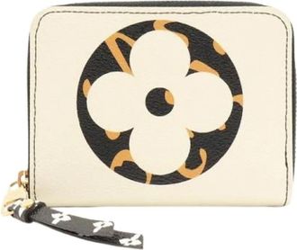 Louis Vuitton Pre-owned Monogram Bi-fold Wallet - Dames - Vintage Accessoires - Beige - ONE Size - Vintage