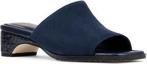 Donald J Pliner Leopard Spot Slide Sandal in Navy at Nordstrom Rack, Size 8.5