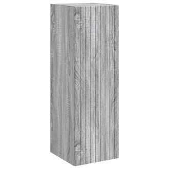 vidaXL Mueble De Ba&ntilde;o Montado En La Pared Sonoma Gris Vidaxl
