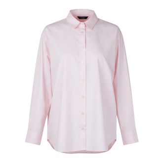 SOLOTRE Shirts, female, Pink, Size: 2XL Back-Button Shirt