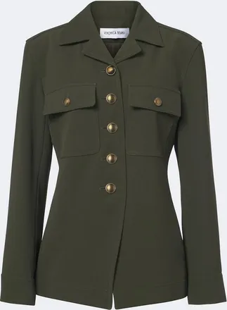 Veronica Beard Molyneux cr&ecirc;pe jacket