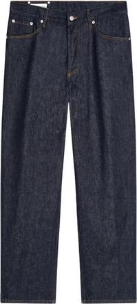 Dries Van Noten Pine Den 3384 Pants - Heren - Regular Fit Jeans - Blauw - W34 - Katoen - Jeans