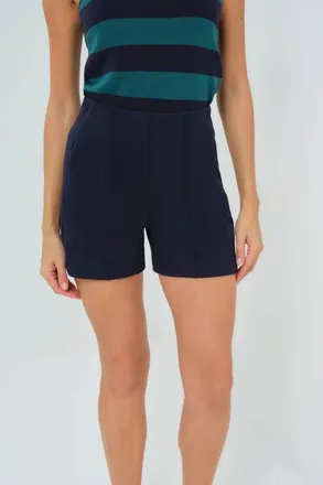 Anatomie Vivianne Ponte Shorts In Navy