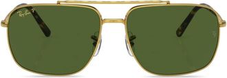 Ray-Ban tinted-lenses double-bridge sunglasses - unisex - Metal - 62 - Gold