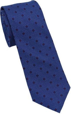 Ben Sherman Dot Print Tie in Navy/Red at Nordstrom Rack