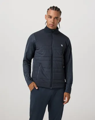 Vuori Clothing Sunday Insulated Hybrid Jacket | Ink Heather | Medium