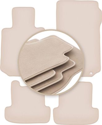 OEM Alfombrillas Premium Beige Para: Mercedes W207 Coup&eacute; Clase E 2009