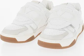 Valentino GARAVANI Low-Top Leather Sneakers With Velcro Closure Valentino