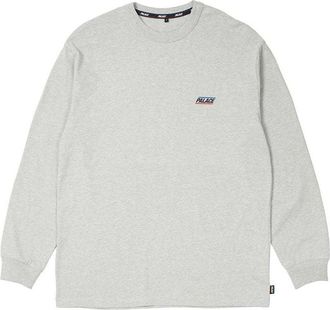 Palace Basically A Long-Sleeve T-shirt Grey Marl P25LS027