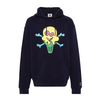 Icecream Hombre, Sudaderas, Azul, Talla: S