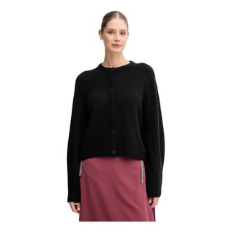 Oui Truien & Vesten, Dames, Zwart, S, Cardigan