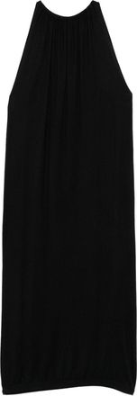 Frenckenberger draped midi dress - Black