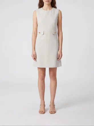 P.A.R.O.S.H. P. A.R. O.S. H. Mini abito a tubino in misto lino con spalle scoperte