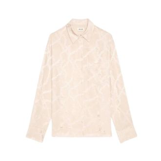 Zadig&Voltaire Dames, Blouses & Shirts, Roze, Maat: L Zijde