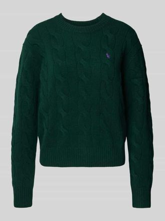 Polo Ralph Lauren Regular Fit Strickpullover aus Woll-Kaschmir-Mix in Gruen, Gr&ouml;&szlig;e S