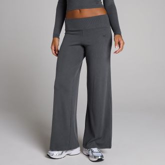 MyProtein Mallas acanaladas de pierna ancha para mujer de MP - Gris robusto - XS