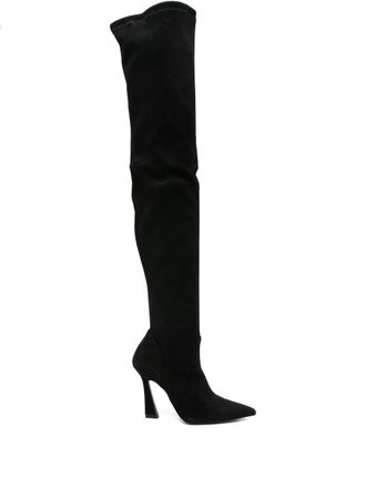 Stuart Weitzman Stivali in pelle scamosciata - Nero