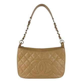 Chanel Pre-owned Shoulder Bags, female, Brown, Size: ONE SIZE Pre-owned Vintage Shoulder Bag