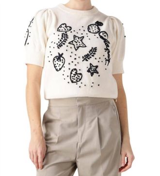 Fab By Fabienne Chapot Edo Sweater In White